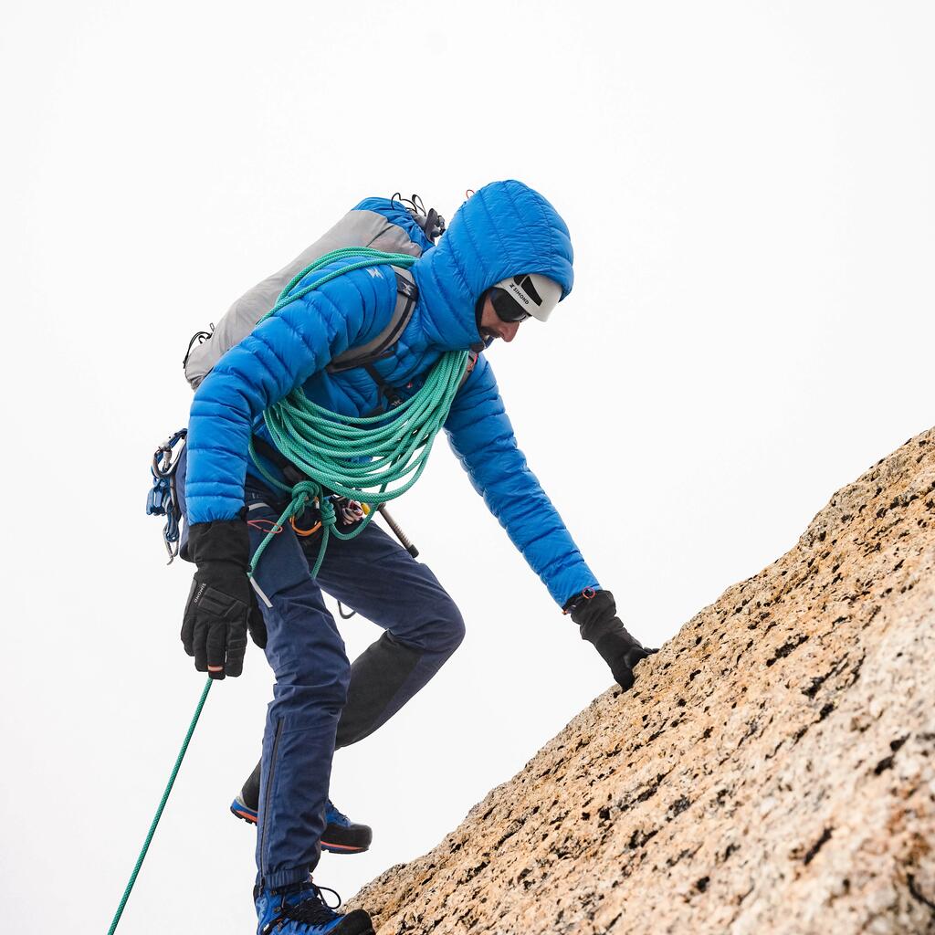 Men's mountaineering waterproof ICE trousers - Slate blue